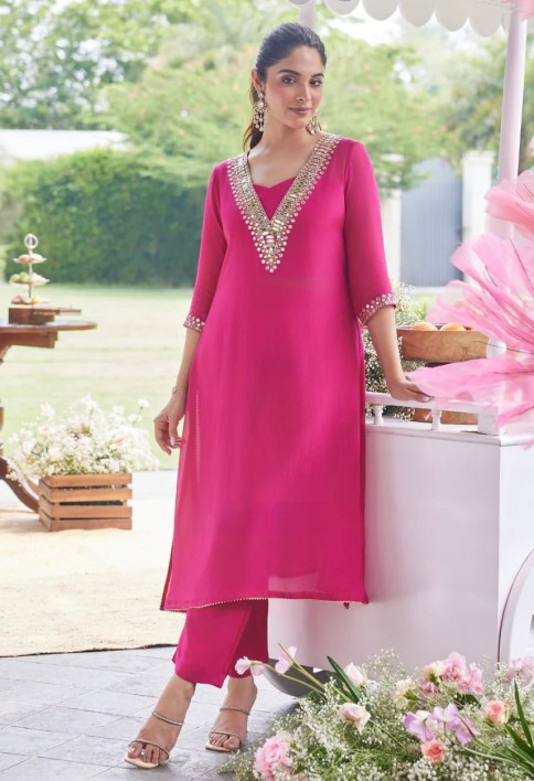 Gulaabi Glow- Co-ord Set